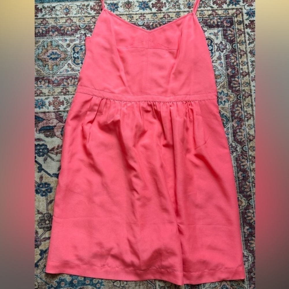 J Crew Factory Womens  Cami Dress  Coral Size 12 Y2K